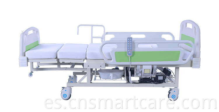 Cama de hospital reclinable eléctrico antideslizante con lana